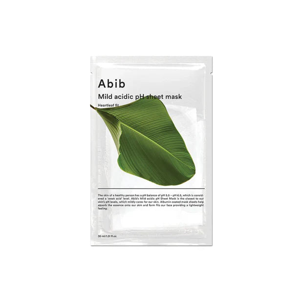 ABIB - Mild Acidic pH Sheet Mask - Heartleaf Fit, 1ea  ABIB - Nutra Best Bulgaria