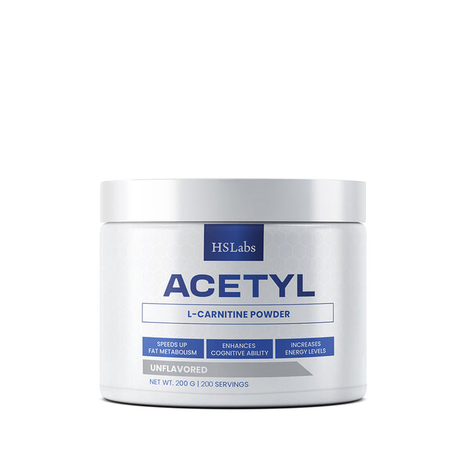 ACETYL L-CARNITINE POWDER - 200 g  HS LABS - Nutra Best Bulgaria