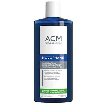 ACM - Novophane Sebo-Regulating Shampoo - Shampoo regulating sebum production - 200ml  ACM - Nutra Best Bulgaria