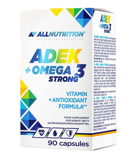 ADEK + Omega 3 Strong / 90 Caps  ALLNUTRITION - Nutra Best Bulgaria