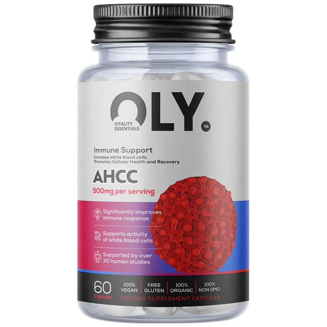 AHCC 500 mg - 60 капсули  Oly. - Nutra Best Bulgaria