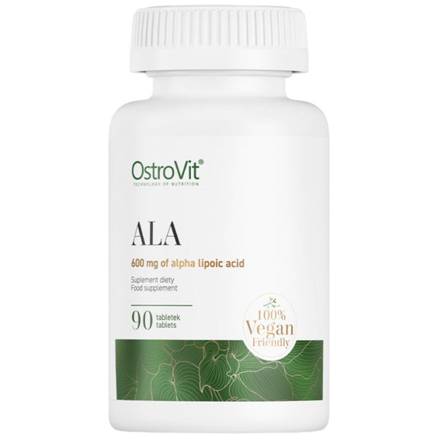 ALA / Alpha Lipoic Acid 590mg 90 Таблетки  OstroVit - Nutra Best Bulgaria