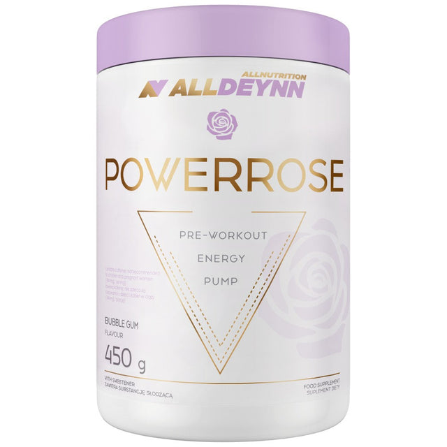 AllDeynn | PowerRose Pre-Workout - 450 грама - Nutra Best Bulgaria