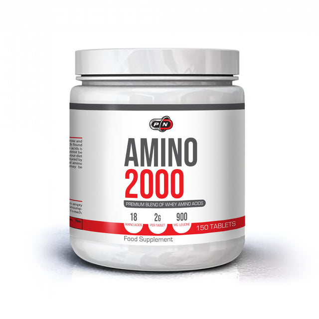 AMINO 2000 МГ + LEUCINE - 150 Таблетки  Pure Nutrition - Nutra Best Bulgaria