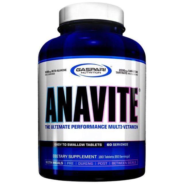 ANAVITE - 180 Таблетки  Gaspari Nutrition - Nutra Best Bulgaria