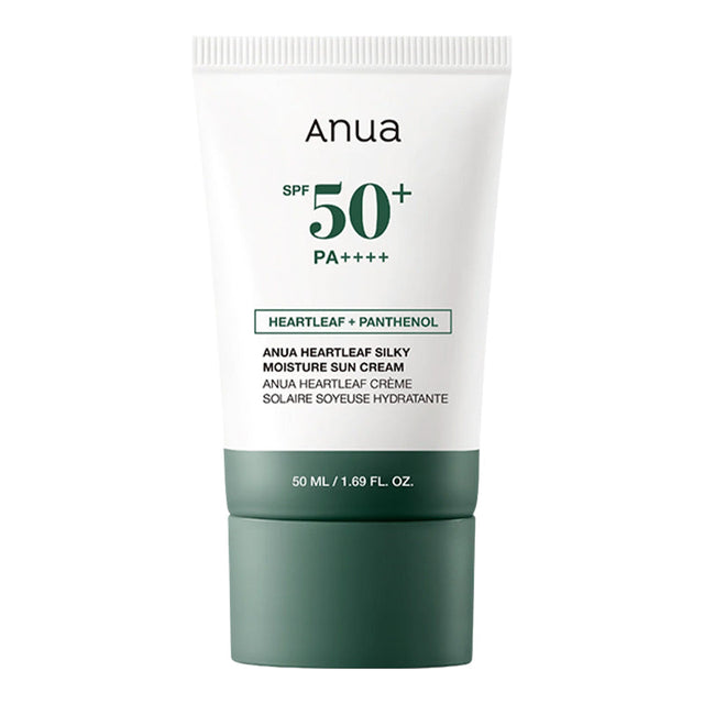 ANUA Heartleaf Silky Moisture Mild Sunscreen SPF50+ PA++++ 50 ml  Anua - Nutra Best Bulgaria