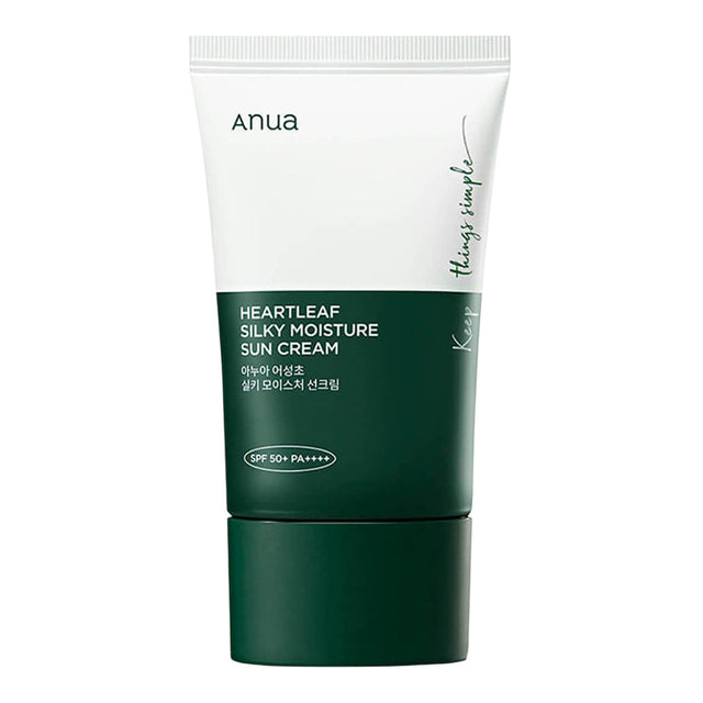 ANUA Heartleaf Silky Moisture Sun Cream SPF50+ PA++++ 50 ml  Anua - Nutra Best Bulgaria