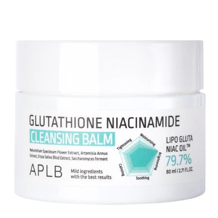 APLB - Glutathione Niacinamide Cleansing Balm - Makeup Removing Balm - 80ml  APLB - Nutra Best Bulgaria
