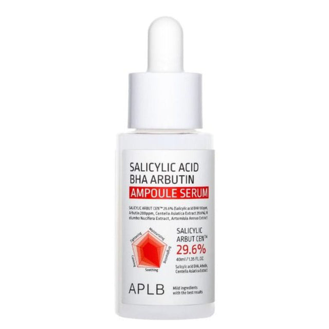 APLB - Salicylic Acid BHA Arbutin Ampoule Serum, 40ml  APLB - Nutra Best Bulgaria