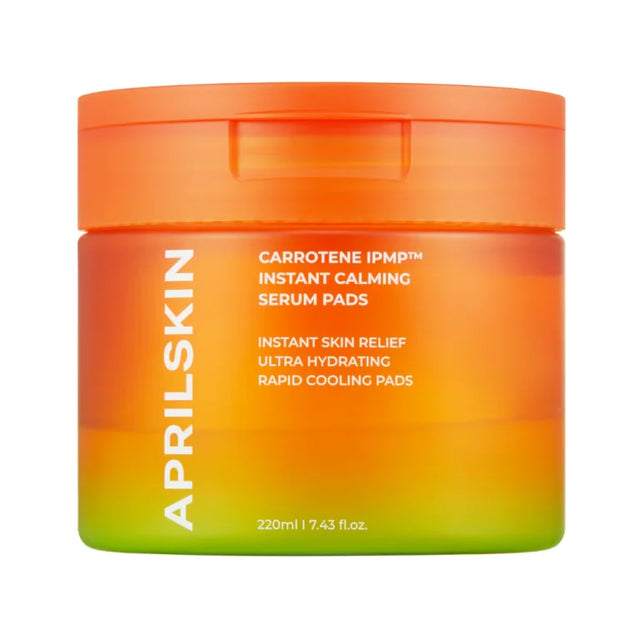 APRILSKIN - Carrotene IPMP Instant Calming Serum Pads - 80pcs (220ml)  APRILSKIN - Nutra Best Bulgaria