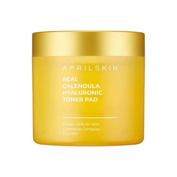 APRILSKIN - Real Calendula Hyaluronic Toner Pad, 60pcs  APRILSKIN - Nutra Best Bulgaria