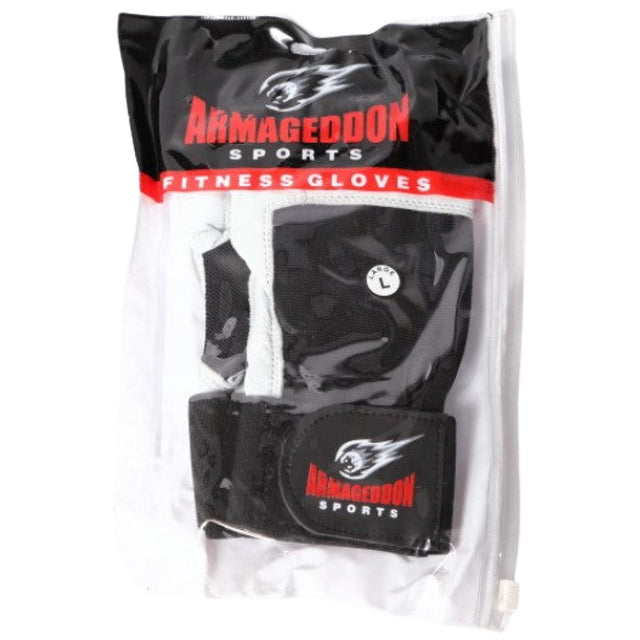 Фитнес ръкавици с накитници - Бели  ARMAGEDDON - Nutra Best Bulgaria