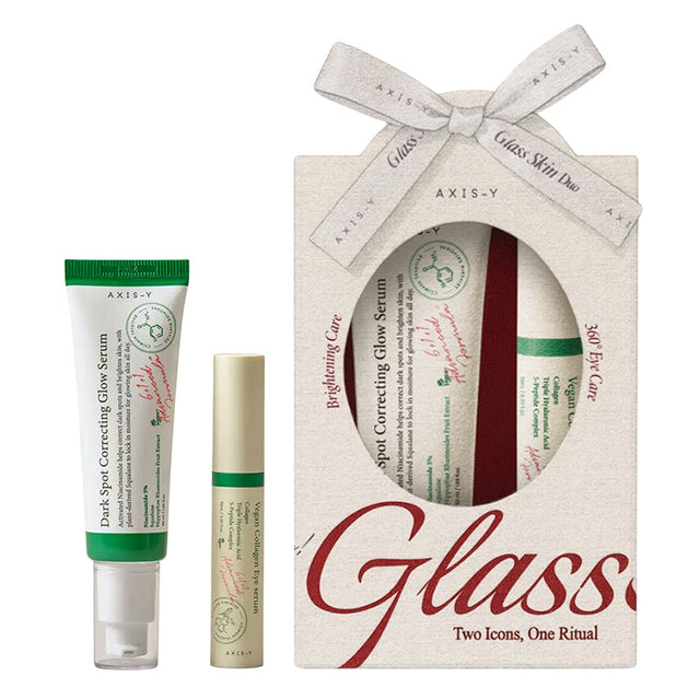 [AXIS-Y] Glass Skin Duo Set, 50 ml face serum + 10 ml eye serum  Axis-Y - Nutra Best Bulgaria