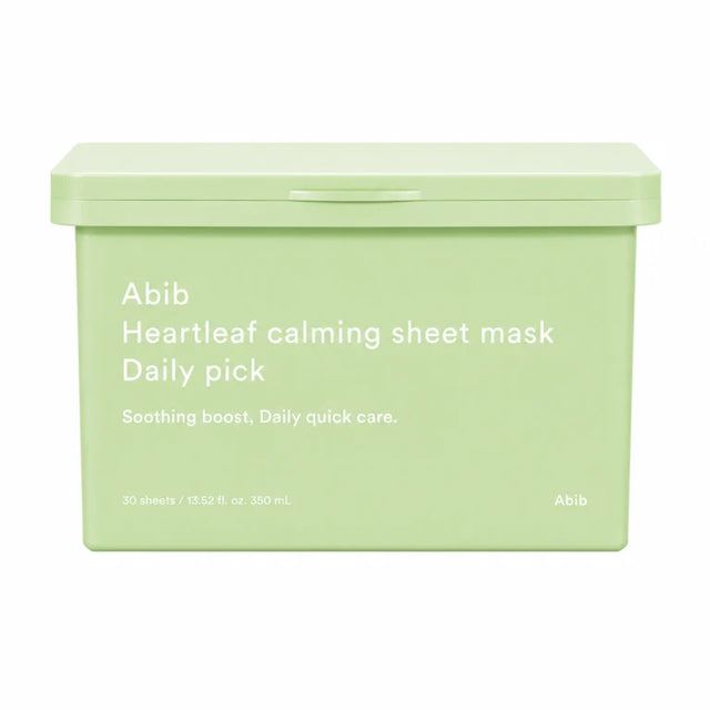 Abib - Heartleaf Calming Sheet Mask Daily Pick, 30 sheets  ABIB - Nutra Best Bulgaria