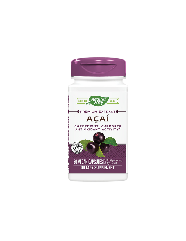 Acai 520 mg - 60 капсули  Nature’s Way - Nutra Best Bulgaria