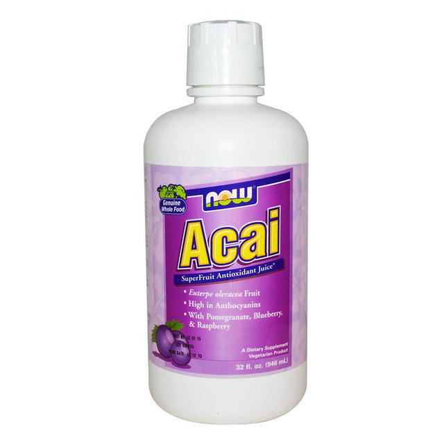 Acai - 946 МЛ  NOW Foods - Nutra Best Bulgaria