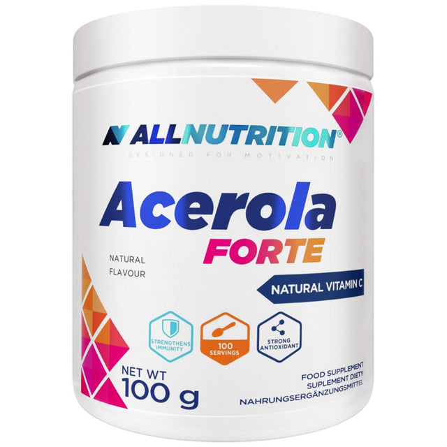 Acerola Forte Powder - 100 грама  AllNutrition - Nutra Best Bulgaria