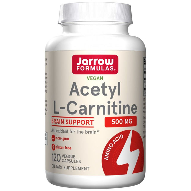 Acetyl L-Carnitine 500 mg - 120 капсули  Jarrow Formulas - Nutra Best Bulgaria