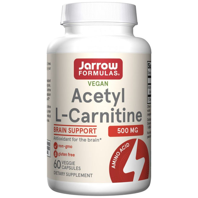 Acetyl L-Carnitine 500 mg - 60 капсули  Jarrow Formulas - Nutra Best Bulgaria