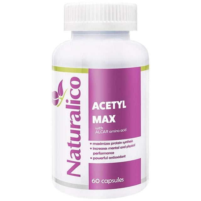 Acetyl Max - 60 капсули  Naturalico - Nutra Best Bulgaria