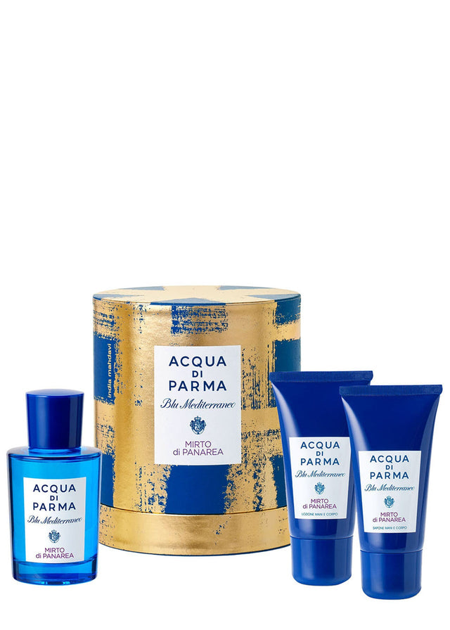 Acqua Di Parma Blu Mediterraneo Mirto Di Panarea EDT 100 ml +SG 75 ml + BL 75 ml  Acqua - Nutra Best Bulgaria