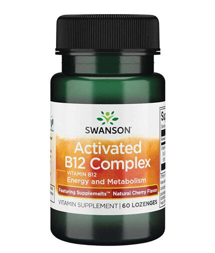 Activated B12 Complex 2000 mcg - 60 Подезични таблетки  Swanson - Nutra Best Bulgaria