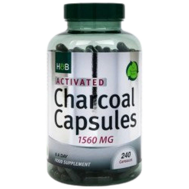 Activated Charcoal 260 mg - 240 капсули  Holland and Barrett - Nutra Best Bulgaria
