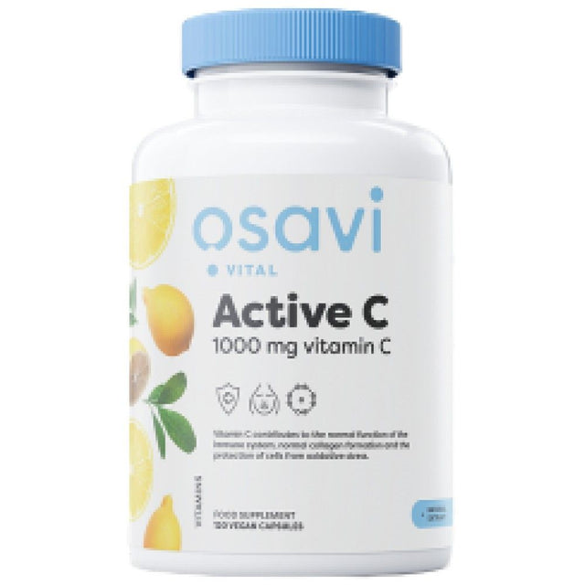 Active C 1000 mg | PureWay-C® with Citrus Bioflavonoids & Acerola - 120 капсули  Osavi - Nutra Best Bulgaria