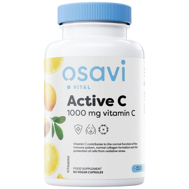 Active C 1000 mg | PureWay-C® with Citrus Bioflavonoids & Acerola - 60 капсули  Osavi - Nutra Best Bulgaria