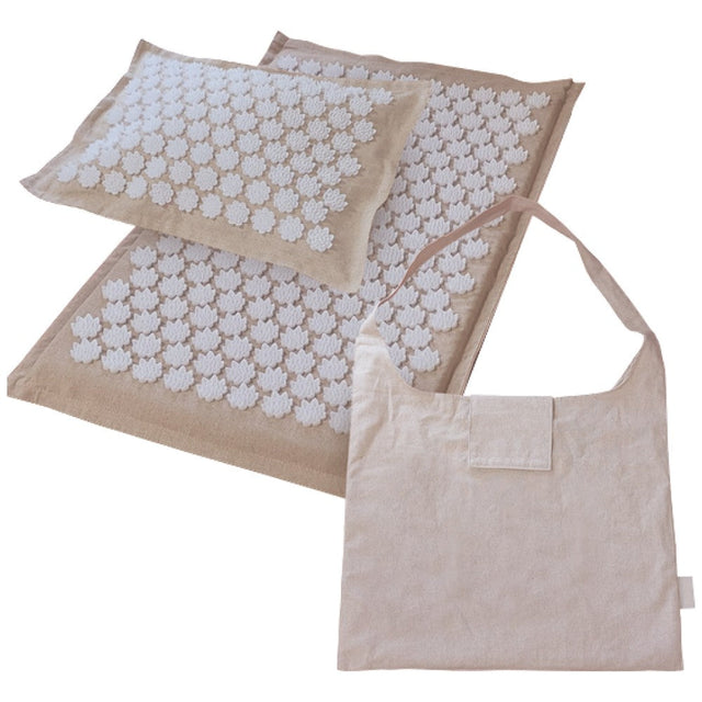 Acupressure Mat with Pillow and Bag | Акупунктурна масажираща постелка с възглавница и чанта  OstroVit - Nutra Best Bulgaria