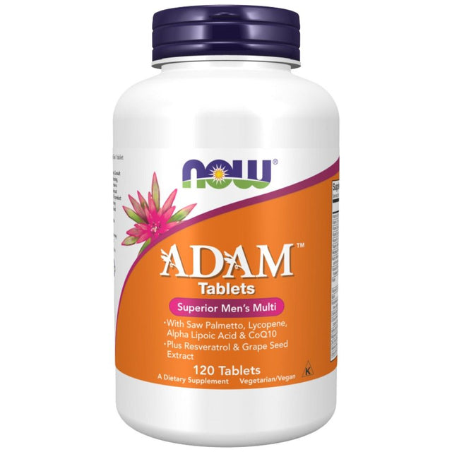 Adam Men's Vits - 120 Таблетки  NOW Foods - Nutra Best Bulgaria