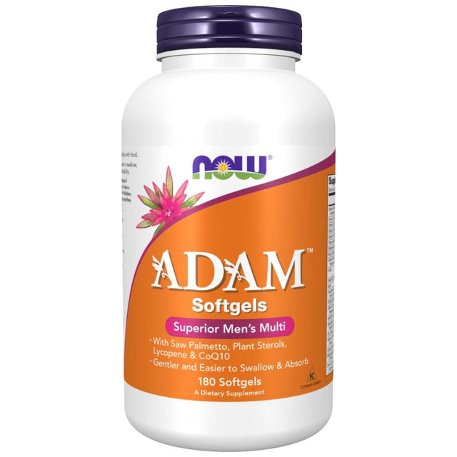 Adam Men's Vits - 180 Гел капсули  NOW Foods - Nutra Best Bulgaria