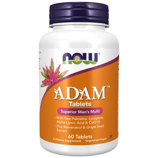 Adam Men's Vits - 60 Таблетки  NOW Foods - Nutra Best Bulgaria