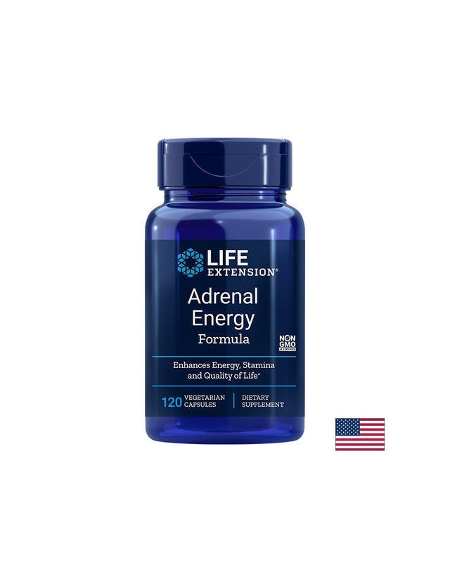 Adrenal Energy Formula/ При стрес и безпокойство х 120 капсули  Life Extension - Nutra Best Bulgaria