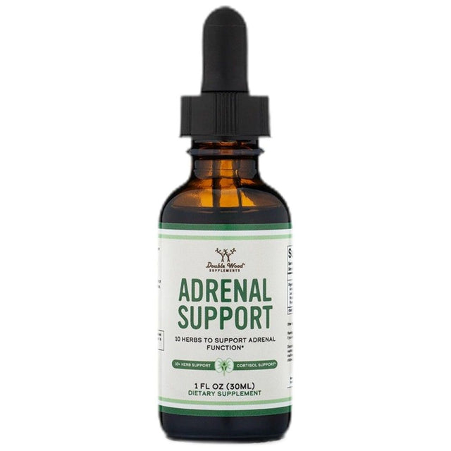 Adrenal Support | with Eleuthero & Rhodiola - 30 мл  Double Wood - Nutra Best Bulgaria