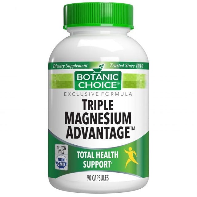 Комплекс троен магнезий Advantage™ - 90 капсули  Botanic Choice - Nutra Best Bulgaria