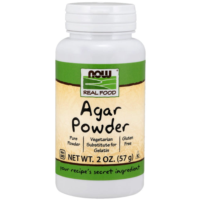 Agar Powder - 57 грама  NOW Foods - Nutra Best Bulgaria
