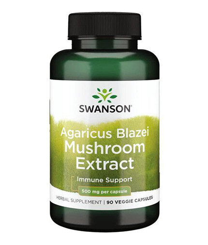 Agaricus Blazei Mushroom Extract 500 mg - 90 капсули  Swanson - Nutra Best Bulgaria