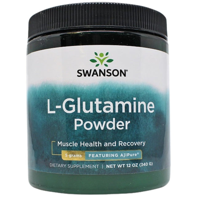AjiPure L-Glutamine Powder 340 грама  Swanson - Nutra Best Bulgaria