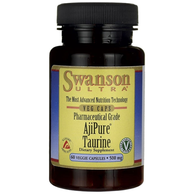 AjiPure Taurine 500 mg 60 капсули  Swanson - Nutra Best Bulgaria
