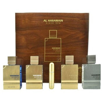 Al Haramain - Amber Oud Gift Collection EDP 4 x 60 ml and refillable bottle - 240ml  Al Haramain - Nutra Best Bulgaria