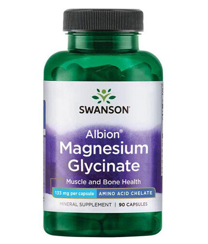 Albion® Chelated Magnesium Glycinate 133 mg - 90 капсули  Swanson - Nutra Best Bulgaria