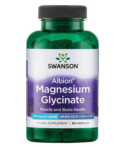 Albion® Chelated Magnesium Glycinate 133 mg - 90 капсули - Nutra Best