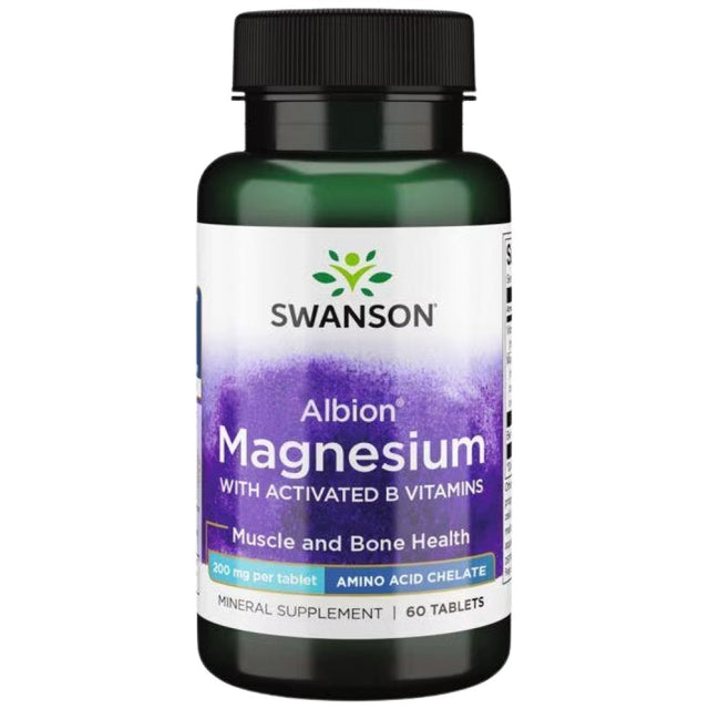 Albion Chelated TRS Magnesium 60 Таблетки  Swanson - Nutra Best Bulgaria