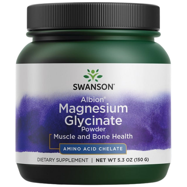 Albion Magnesium Glycinate Powder 150 грама  Swanson - Nutra Best Bulgaria