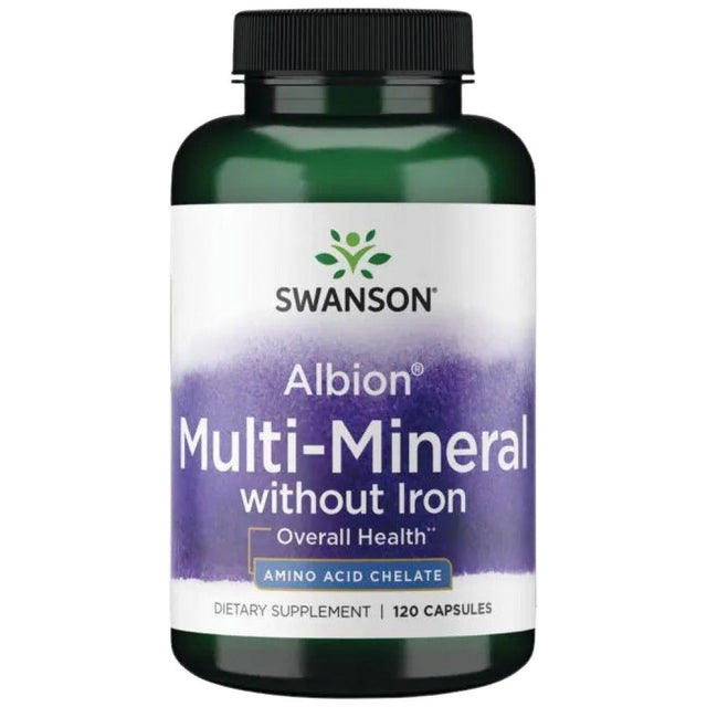 Albion Multi-Mineral Without Iron 120 капсула  Swanson - Nutra Best Bulgaria