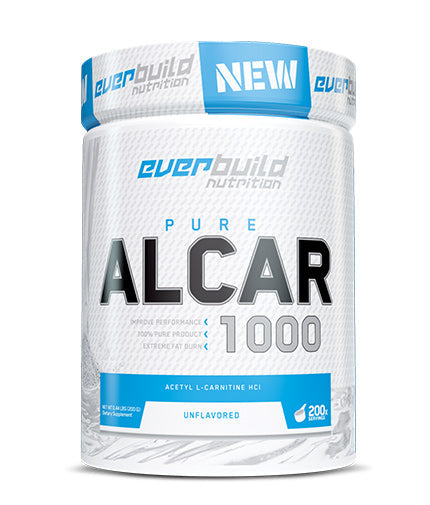 Alcar 1000 Acetyl L-carnitine - 200 грама  EVERBUILD - Nutra Best Bulgaria