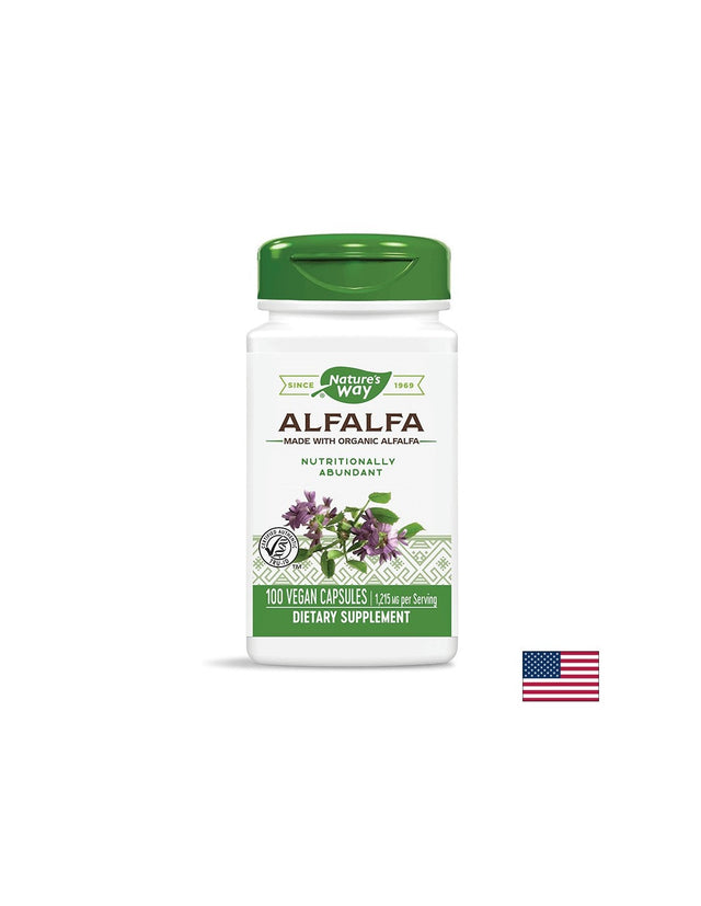 Alfalfa (leaves) 405 mg - 100 капсули  Nature’s Way - Nutra Best Bulgaria