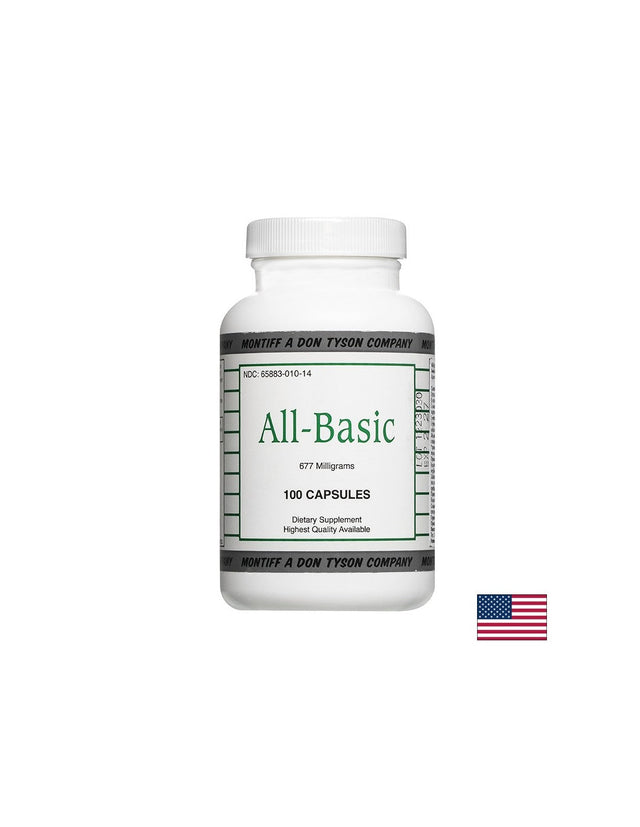 Аминокиселини All-Basic, 100 капсули  Ecological Formulas - Nutra Best Bulgaria