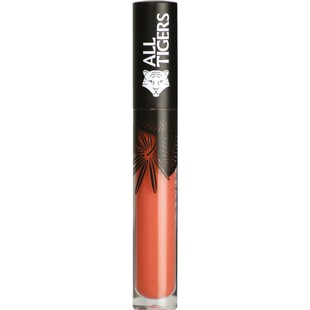 All Tigers, Natural & Vegan, Natural, Matte, Lip Gloss, 682, Dare To Stand, 8 ml  All Tigers - Nutra Best Bulgaria